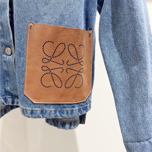āsoldāAuthentic Loewe Blue Denim Jacket - Picture 3 of 8